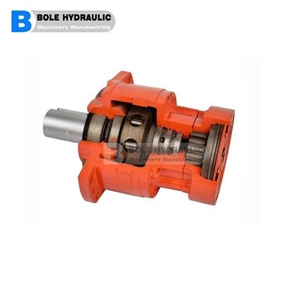 FMS08 FMSE08 Tsawg ceev High Torque Log / Ncej Ob / Ib Leeg Ceev Radial Piston Tsav